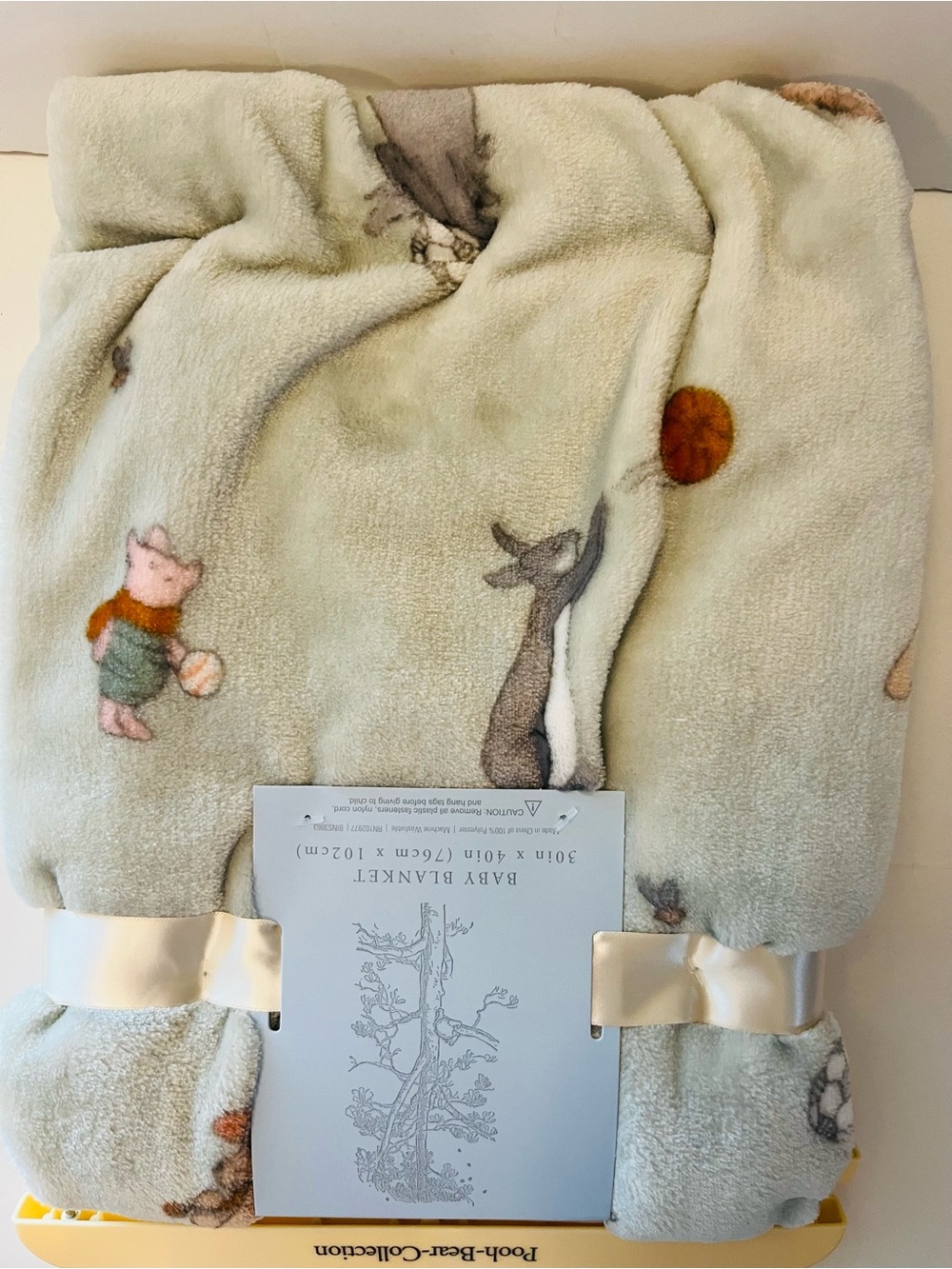 Winnie the Pooh & Adirondack Baby by Berkshire Lot of 2 Baby Blankets Car Sports - Picture 12 of 12